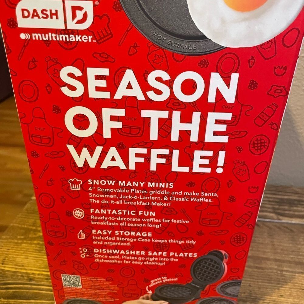 DASH Multimaker 7 Set Waffle Maker NIB - Picture 12 of 14